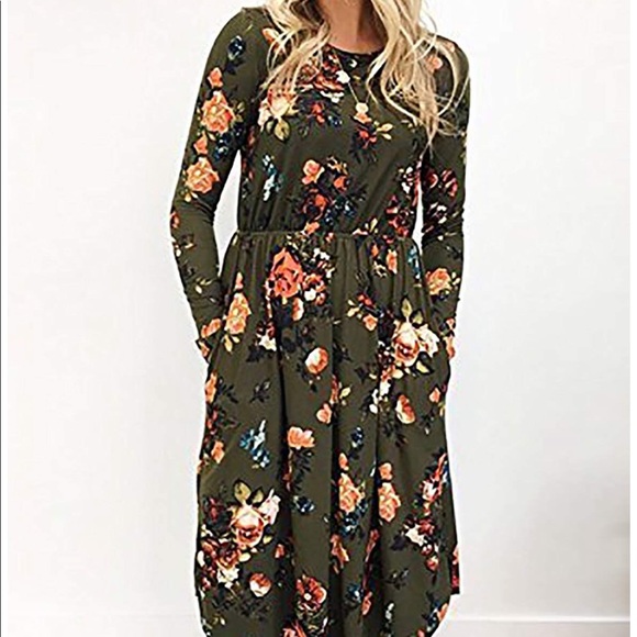 Dresses & Skirts - Long sleeve dress. Never worn with tags.